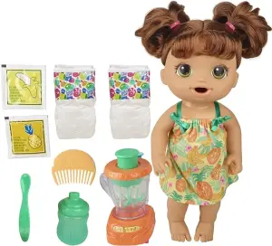 Baby Alive Magical Mixer Baby Doll Tropical Treat with Blender Accessories