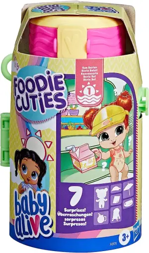 Baby Alive Foodie Cuties, Bottle, Sun Series 1